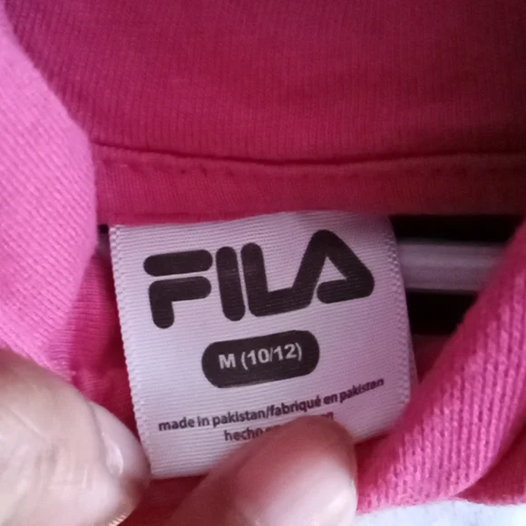 😍Girls Fila hoodie medium😍 - Picture 3 of 4